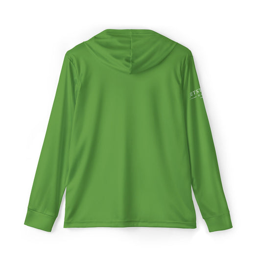 Green Men's Sports Warmup Hoodie (AOP)
