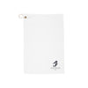 Golf Towel - Premium White Microfiber with Clip for Clubs & Golf Bag