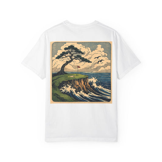 T-Shirt — Vintage Japanese Wave Golf Shirt (Hokusai-Inspired)