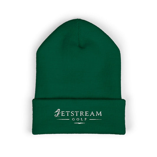 Embroidered Classic Cuffed Beanie — Minimal Winter Hat