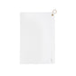 Golf Towel - Premium Light Gray Microfiber with Clip for Clubs & Golf Bag