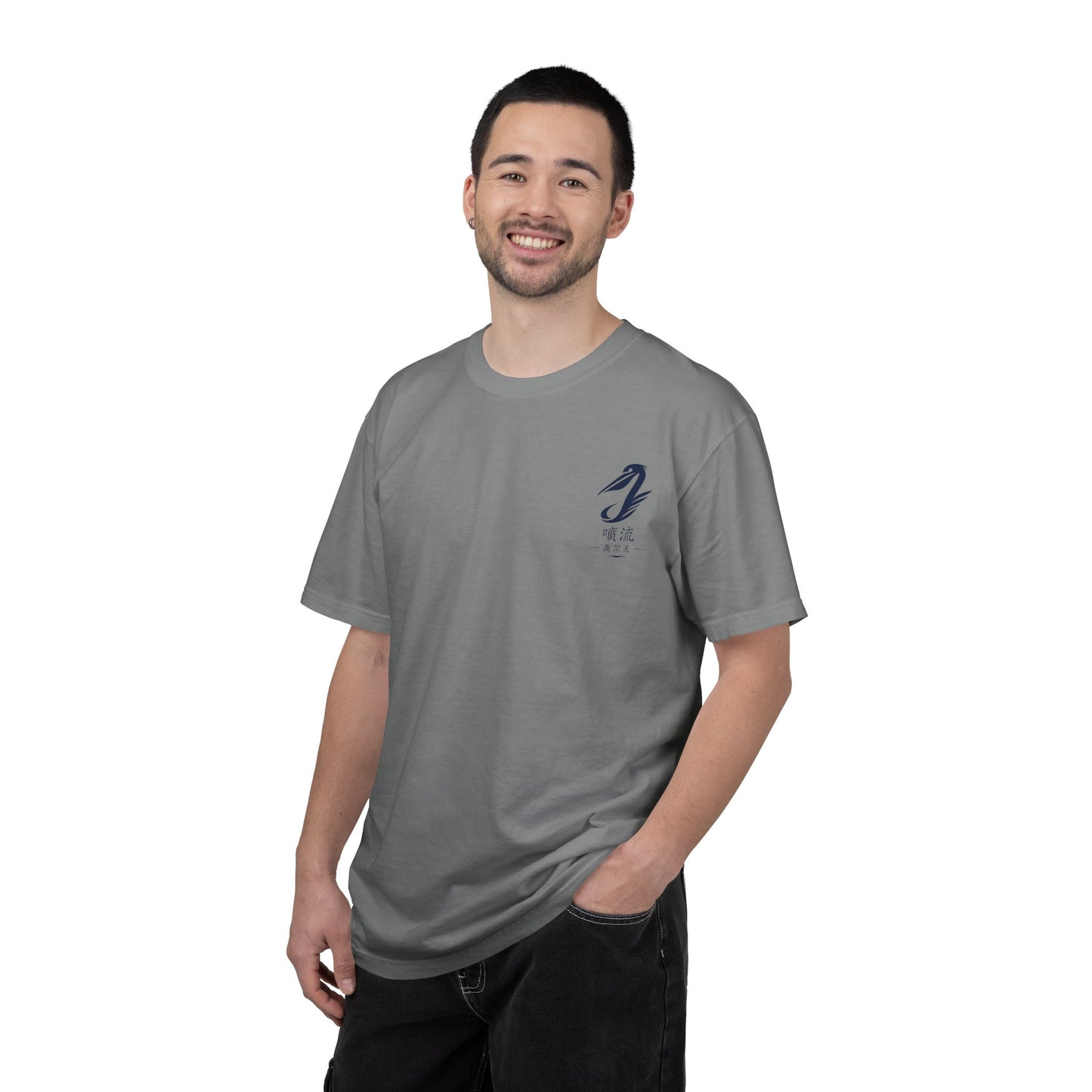 T-Shirt — Vintage Japanese Wave Golf Shirt (Hokusai-Inspired)