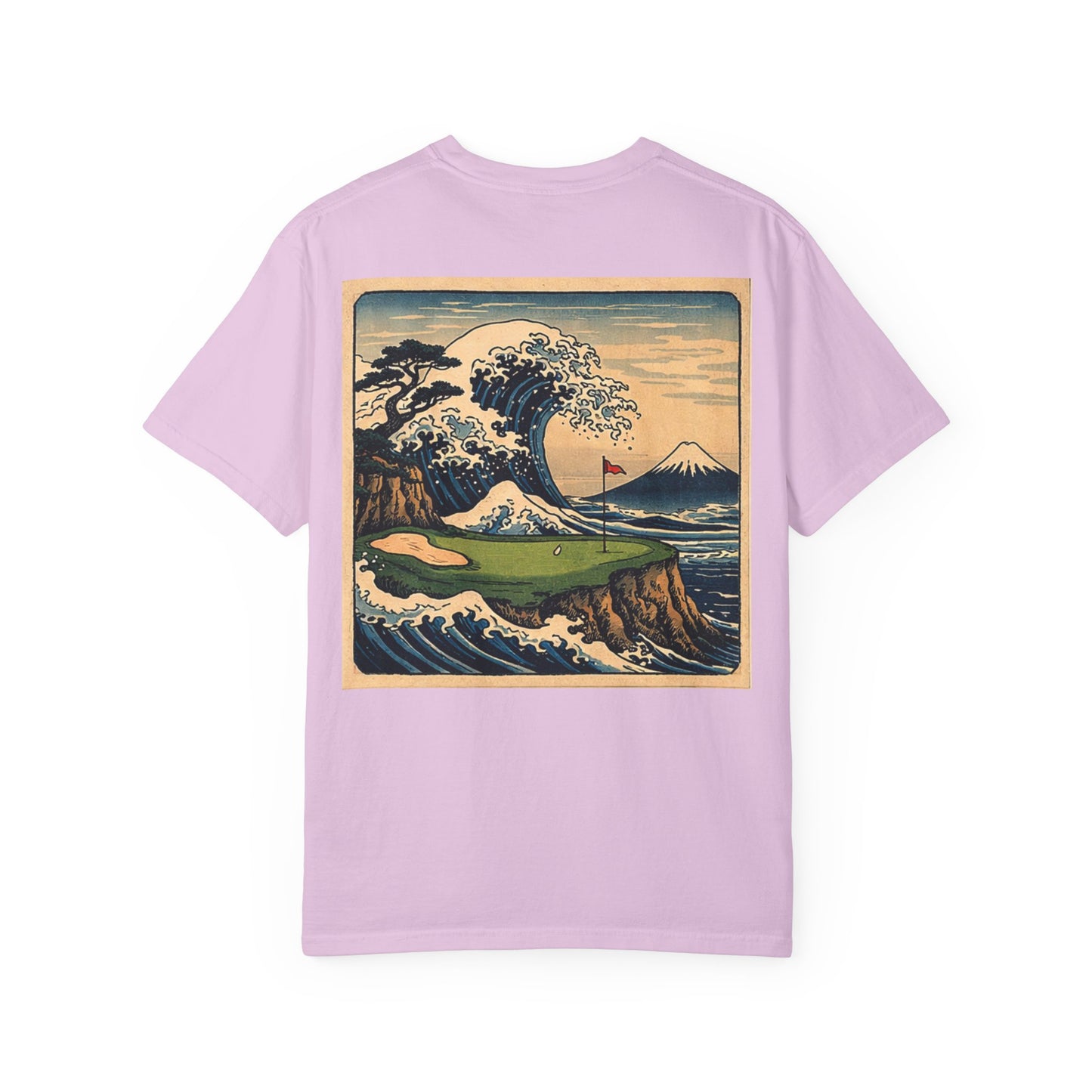 T-Shirt — Vintage Japanese Wave Golf Shirt (Hokusai-Inspired)