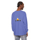 Jetstream Plane Long Sleeve Tee — Front Logo & Front-Facing Jet Graphic