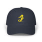 Embroidered Gold Script “J” Classic Dad Cap