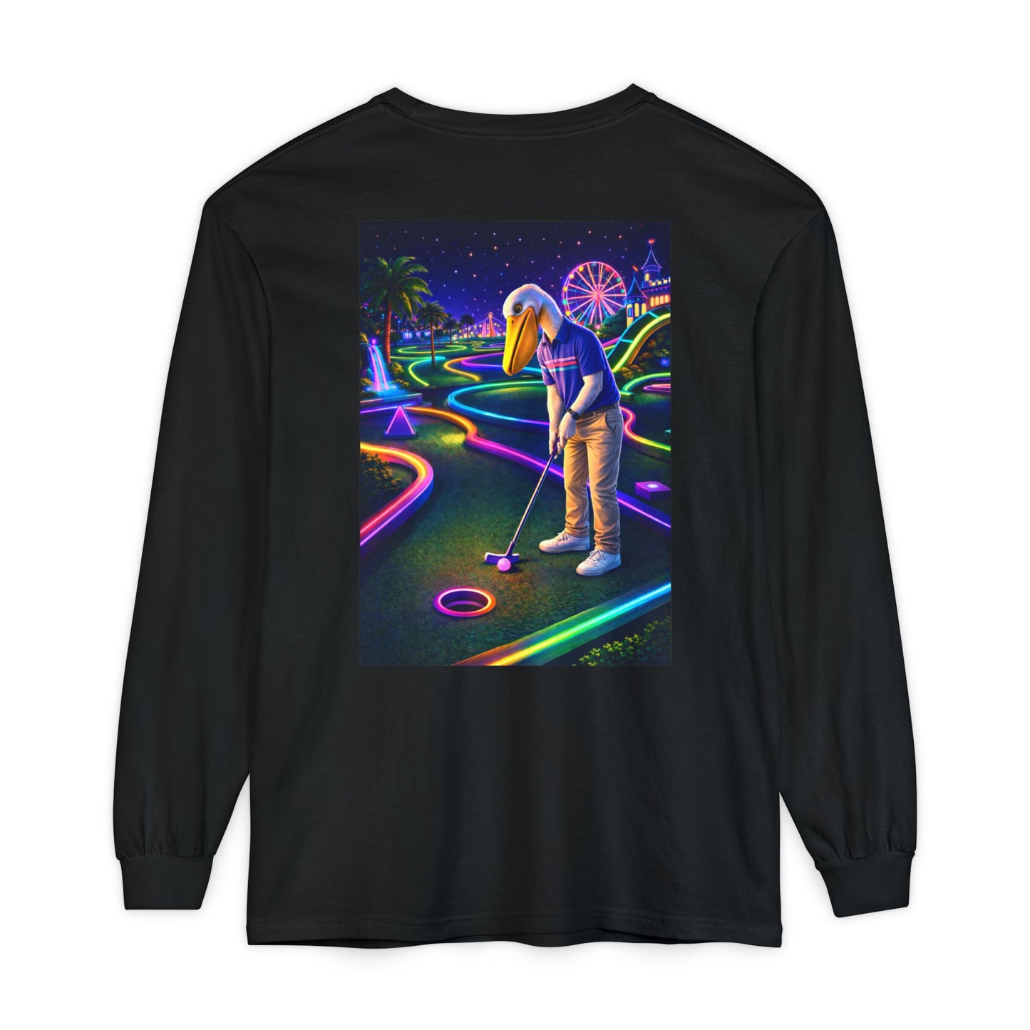 Jetstream Golf Neon Mini Golf Long Sleeve Tee