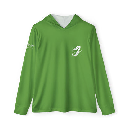 Green Men's Sports Warmup Hoodie (AOP)