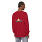 Jetstream Plane Long Sleeve Tee — Front Logo & Front-Facing Jet Graphic