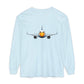 Jetstream Plane Long Sleeve Tee — Front Logo & Front-Facing Jet Graphic