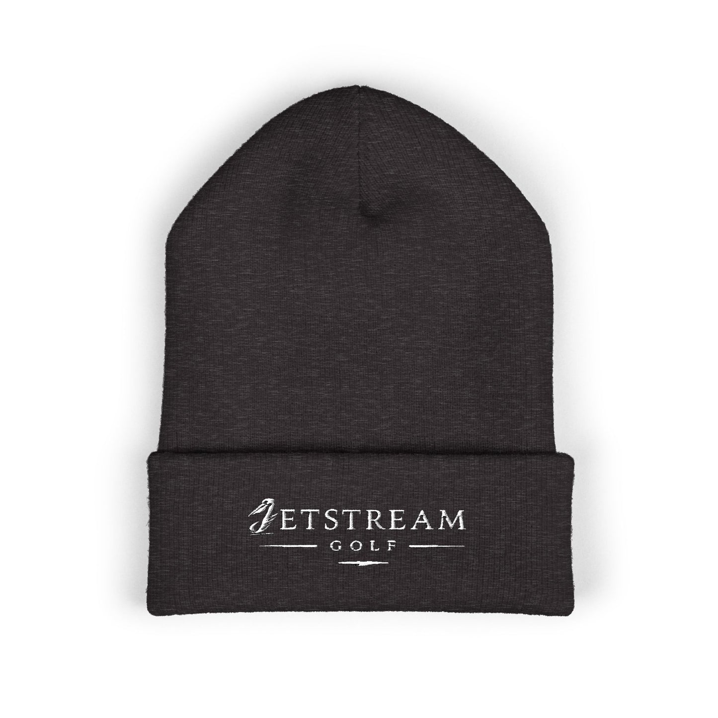 Embroidered Classic Cuffed Beanie — Minimal Winter Hat