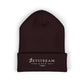 Embroidered Classic Cuffed Beanie — Minimal Winter Hat