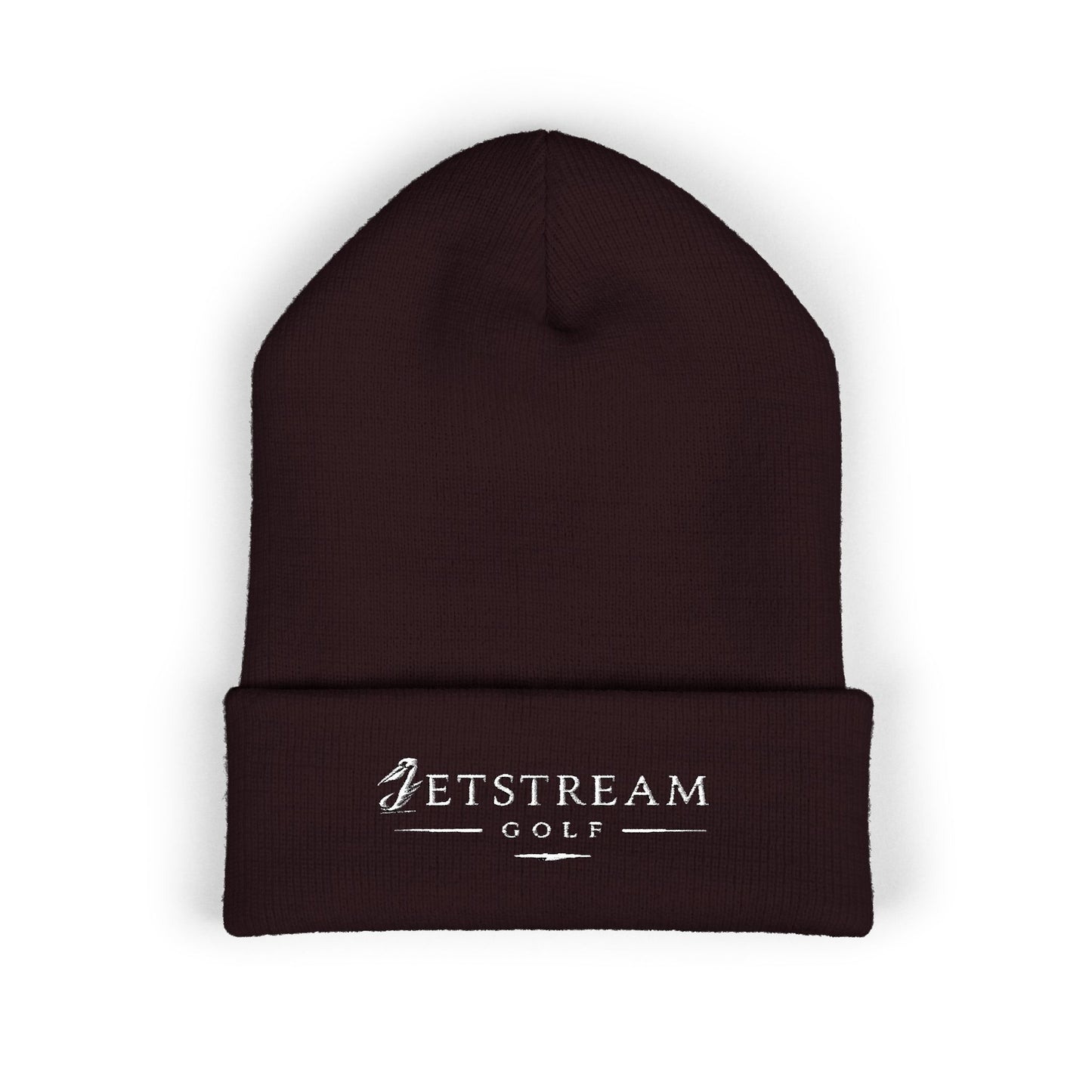 Embroidered Classic Cuffed Beanie — Minimal Winter Hat