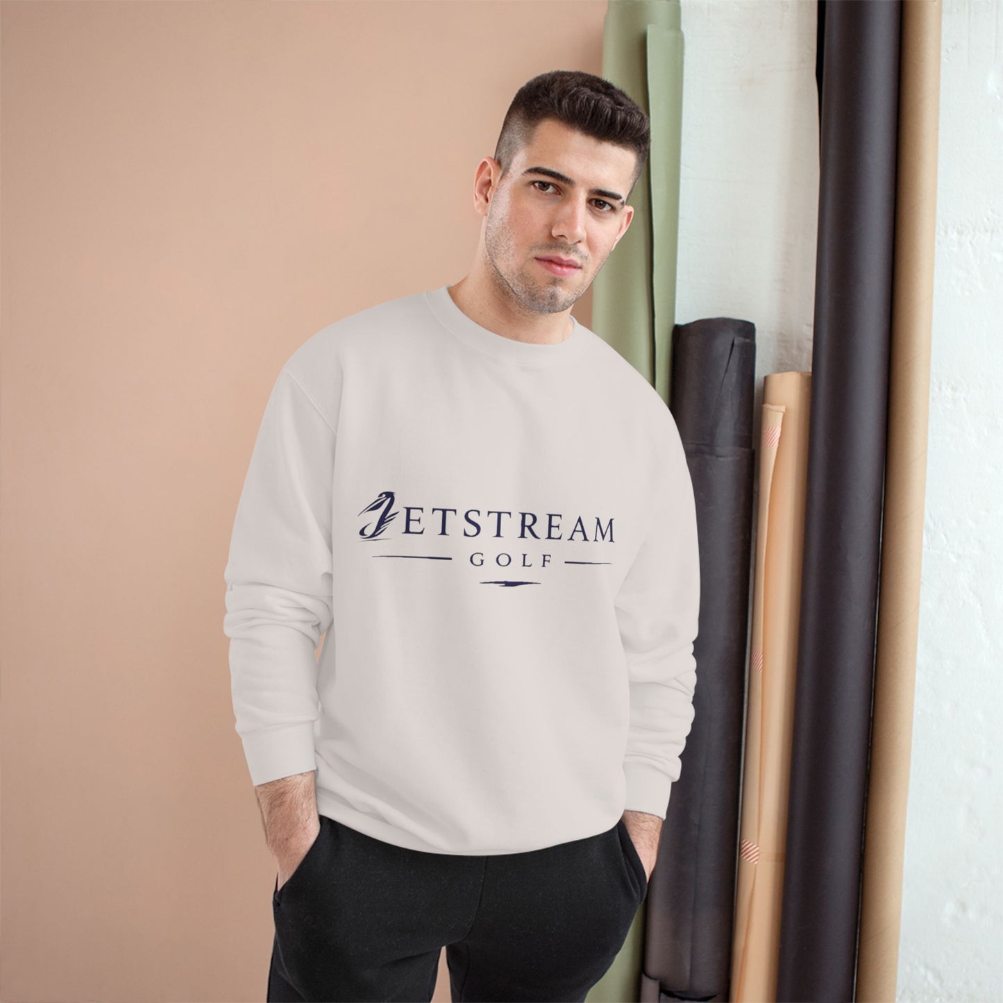 Jetstream Golf logo Sweatshirt | Minimalist Athletic Crewneck