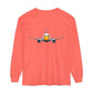Jetstream Plane Long Sleeve Tee — Front Logo & Front-Facing Jet Graphic