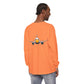 Jetstream Plane Long Sleeve Tee — Front Logo & Front-Facing Jet Graphic