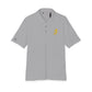 Performance Polo with Golden Embroidered Chest