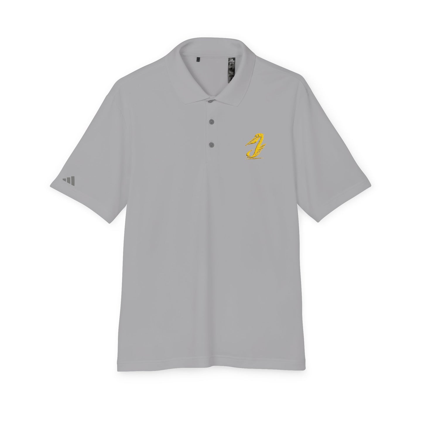 Performance Polo with Golden Embroidered Chest
