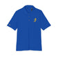 Performance Polo with Golden Embroidered Chest