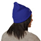 Embroidered Classic Cuffed Beanie — Minimal Winter Hat