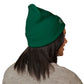Embroidered Classic Cuffed Beanie — Minimal Winter Hat