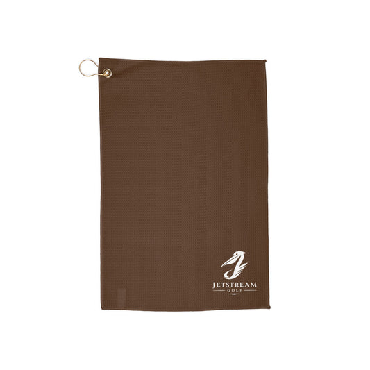 Golf Towel — Jetstream Branded Waffle Golf Towel with Grommet & Ring