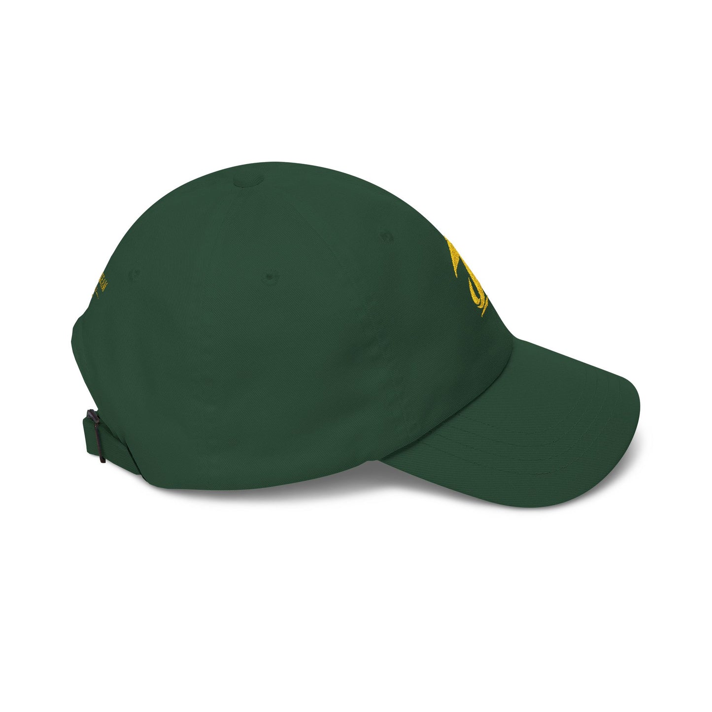 Embroidered Gold Script “J” Classic Dad Cap
