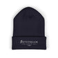 Embroidered Classic Cuffed Beanie — Minimal Winter Hat