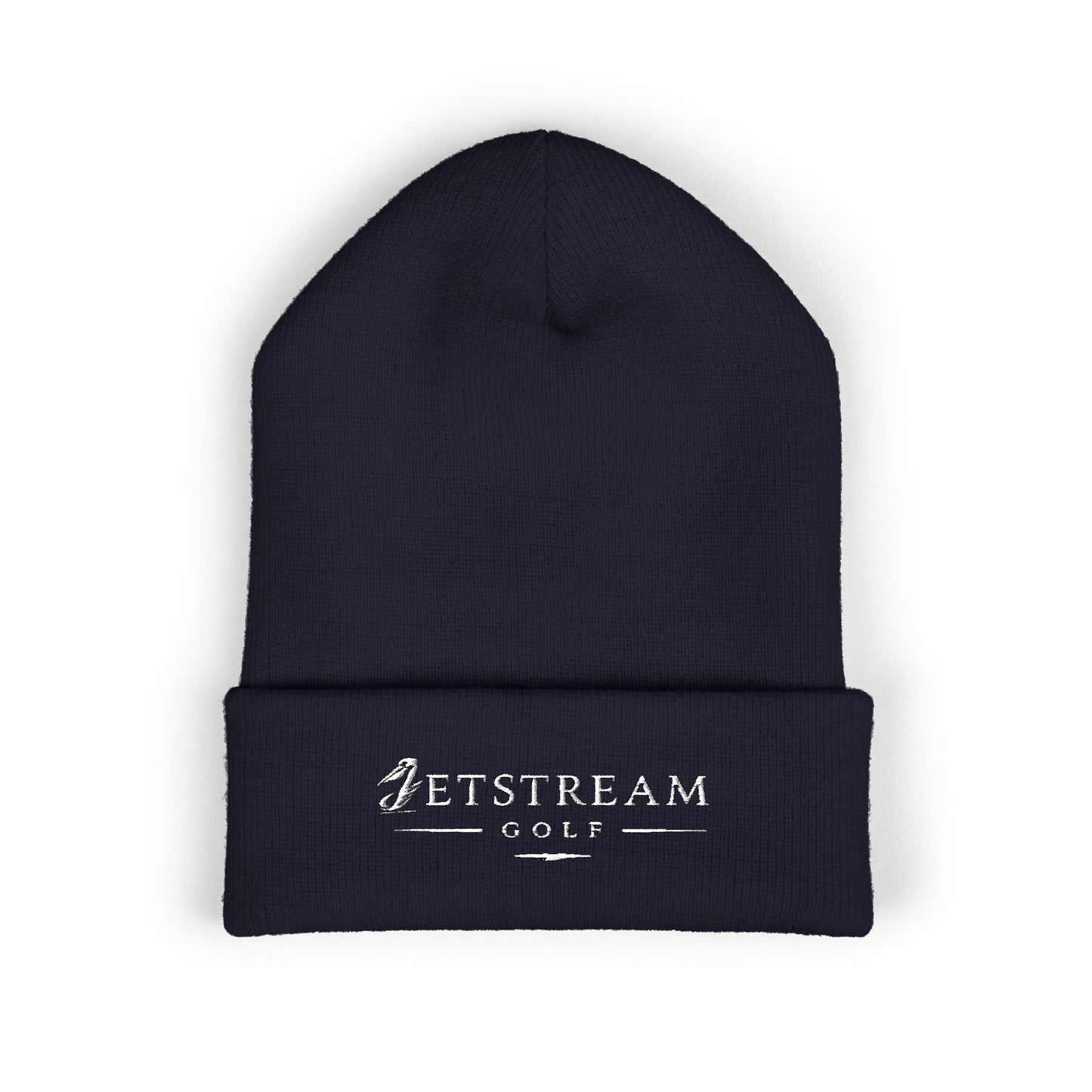 Embroidered Classic Cuffed Beanie — Minimal Winter Hat