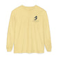 Jetstream Plane Long Sleeve Tee — Front Logo & Front-Facing Jet Graphic