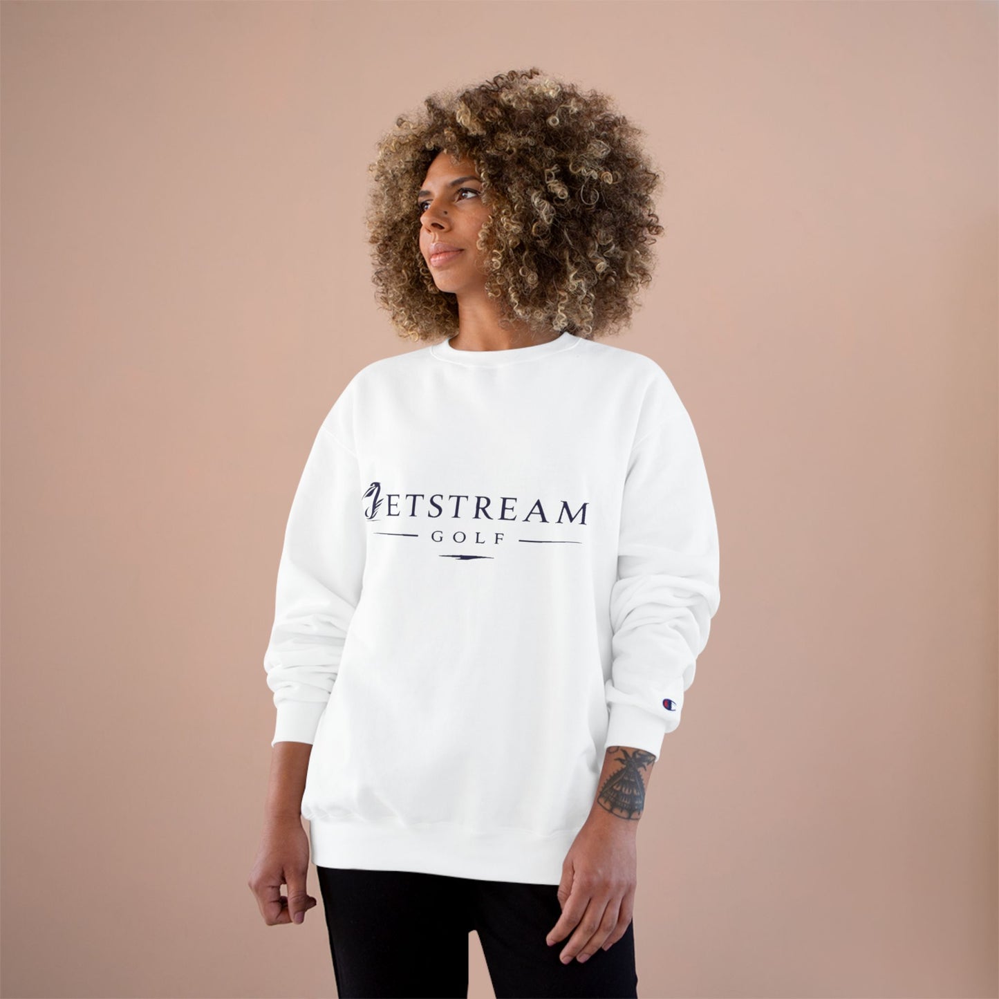 Jetstream Golf logo Sweatshirt | Minimalist Athletic Crewneck