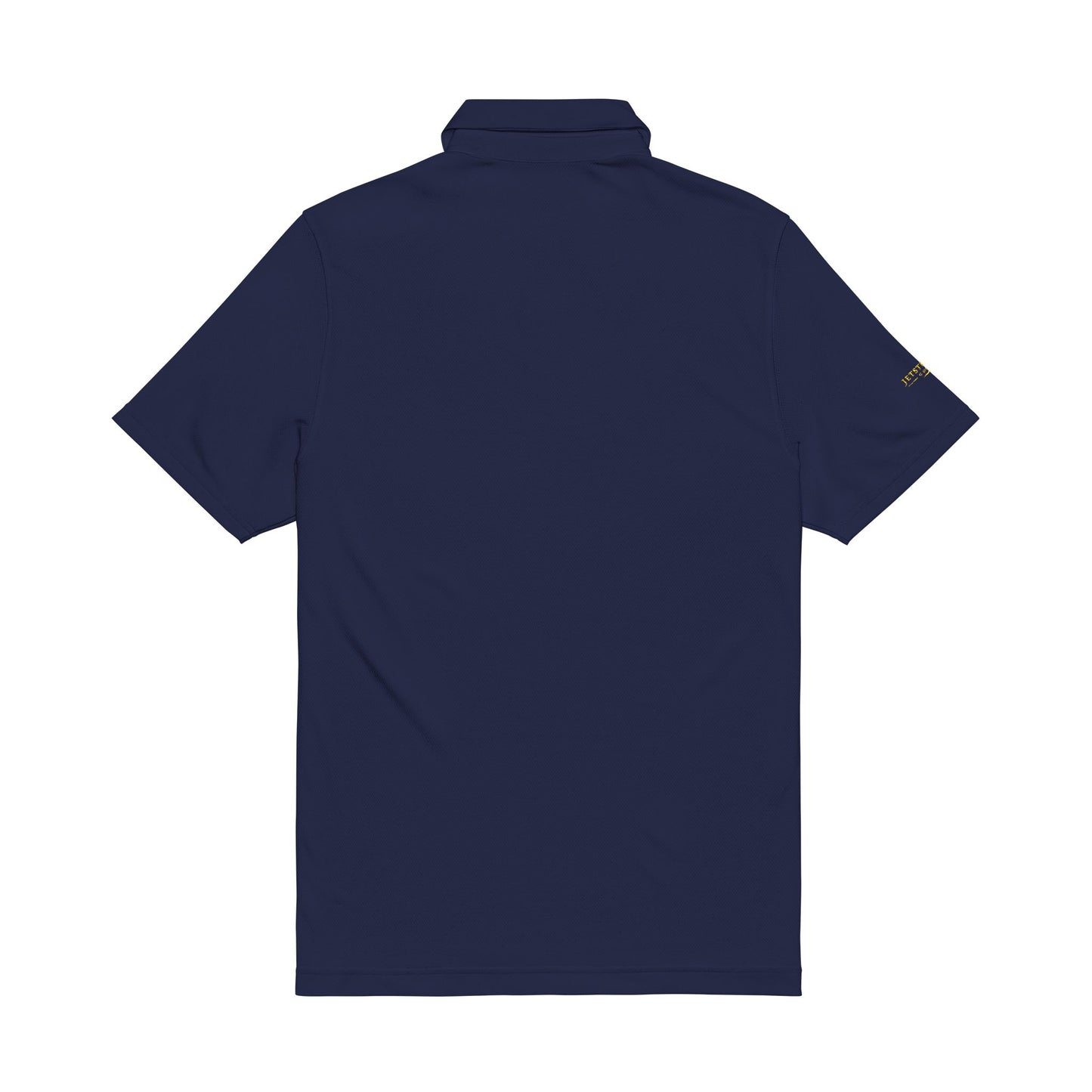 Embroidered Black Polo Shirt — Gold Logo (Men’s Under Armour)