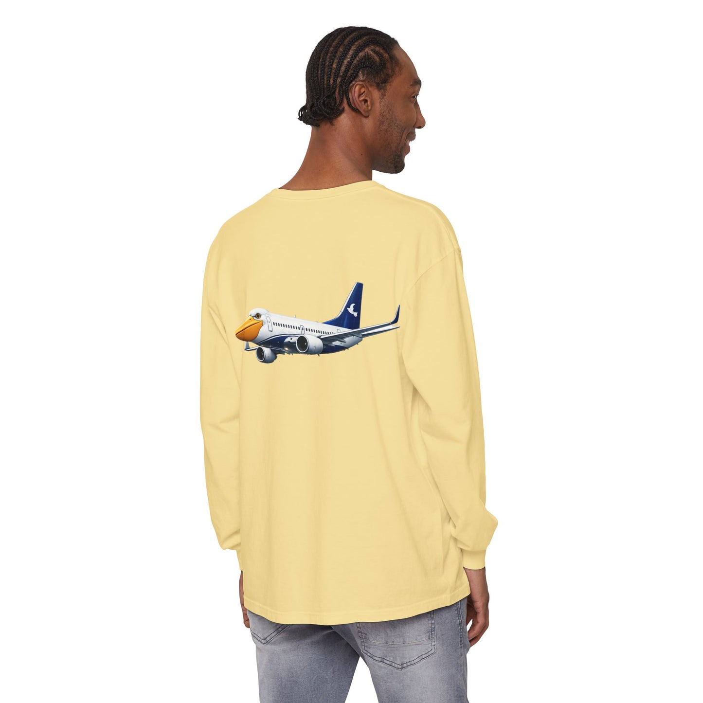 Jetstream Airplane Graphic Long Sleeve Tee