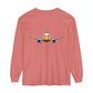 Jetstream Plane Long Sleeve Tee — Front Logo & Front-Facing Jet Graphic