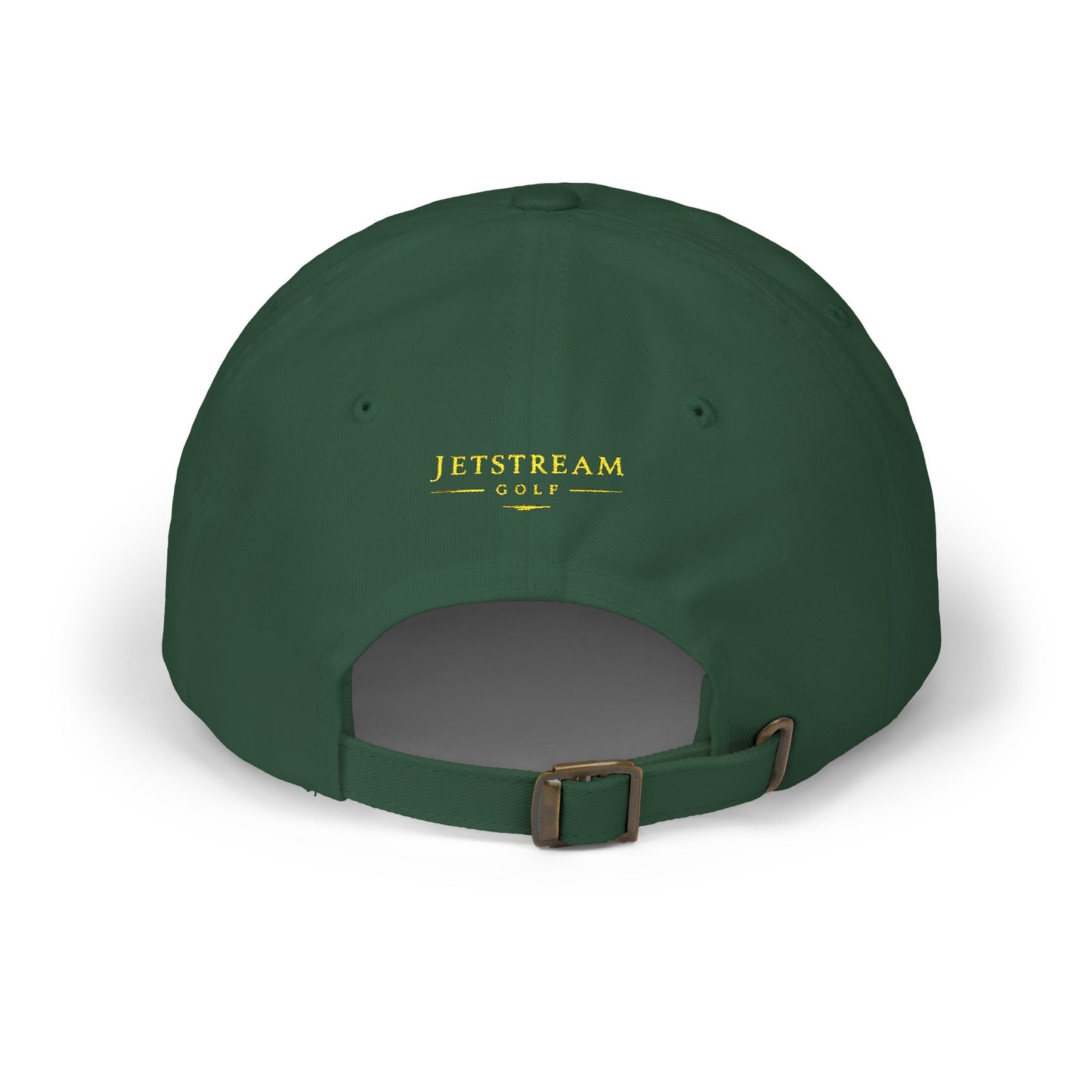 Embroidered Gold Script “J” Classic Dad Cap