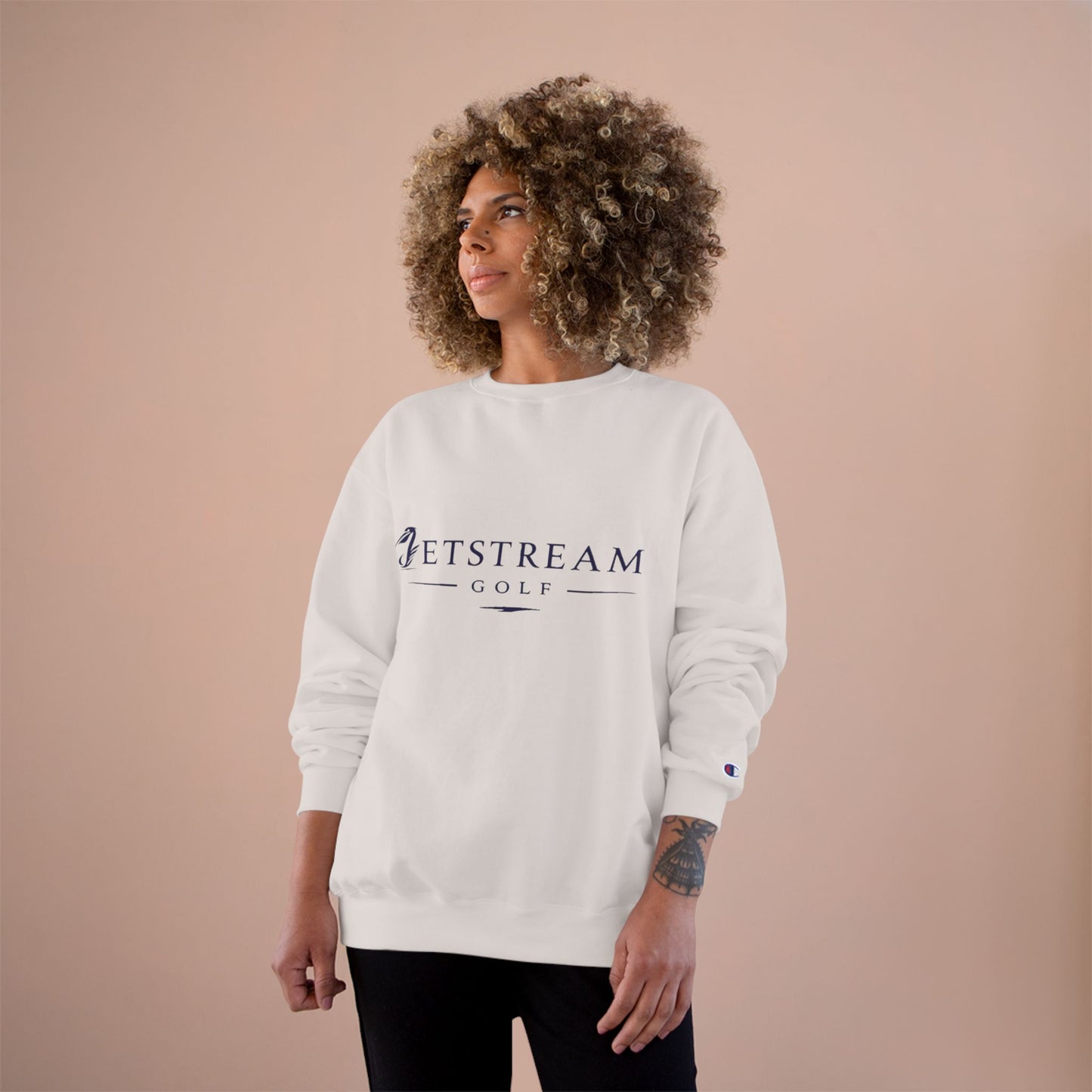 Jetstream Golf logo Sweatshirt | Minimalist Athletic Crewneck