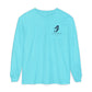Jetstream Plane Long Sleeve Tee — Front Logo & Front-Facing Jet Graphic