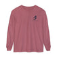 Jetstream Plane Long Sleeve Tee — Front Logo & Front-Facing Jet Graphic