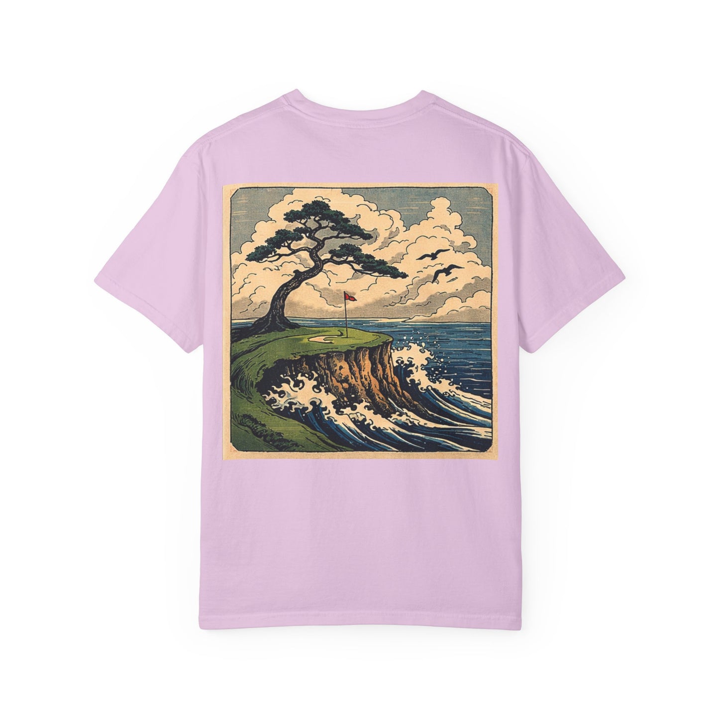 T-Shirt — Vintage Japanese Wave Golf Shirt (Hokusai-Inspired)