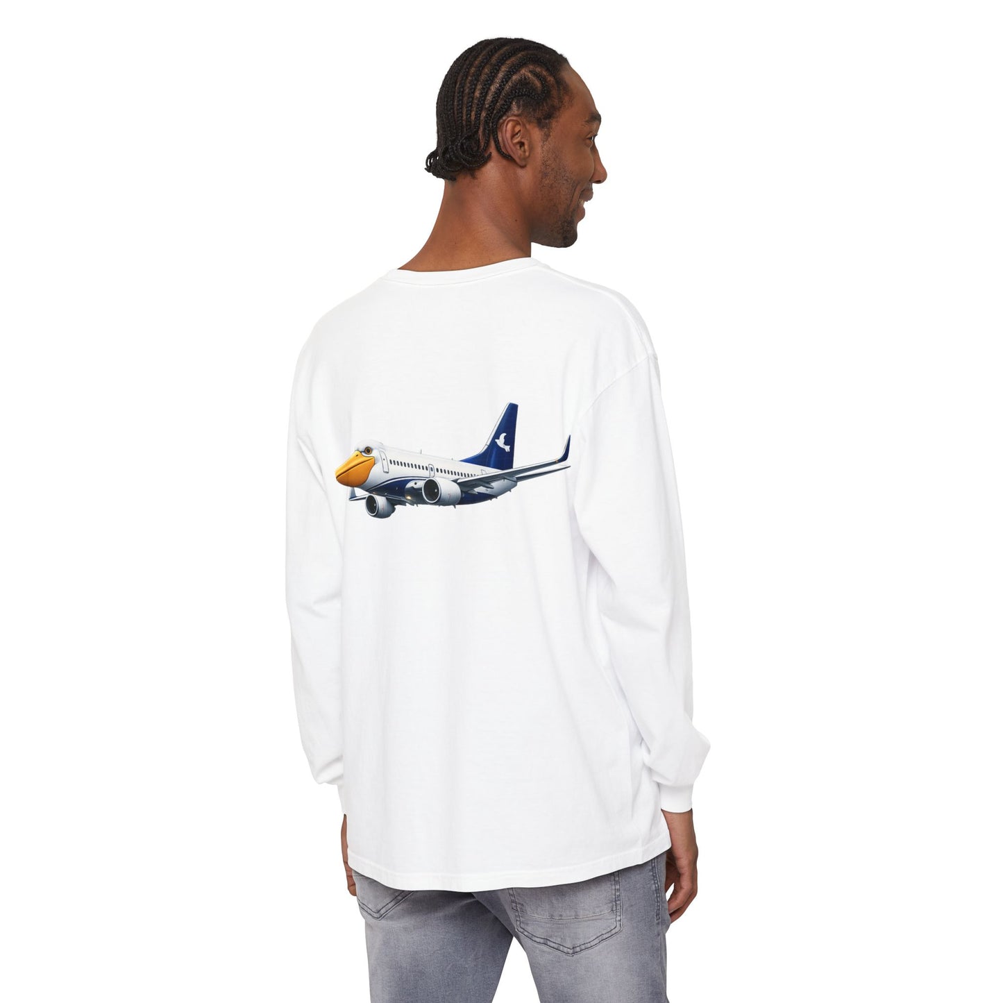 Jetstream Airplane Graphic Long Sleeve Tee