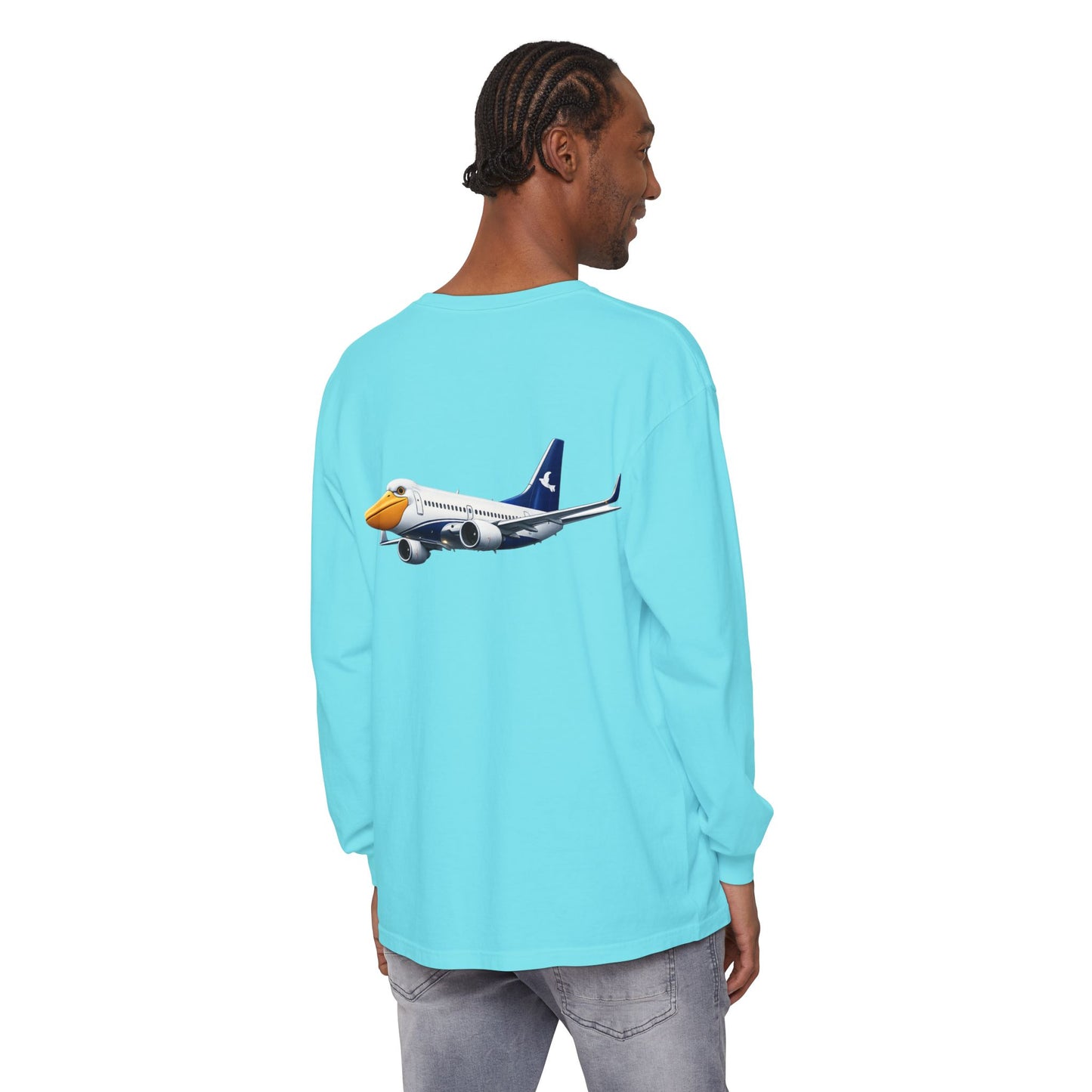Jetstream Airplane Graphic Long Sleeve Tee