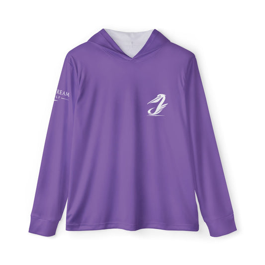 Purple Sports Warmup Hoodie — Men's Lightweight Team Hoodie