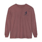 Jetstream Plane Long Sleeve Tee — Front Logo & Front-Facing Jet Graphic