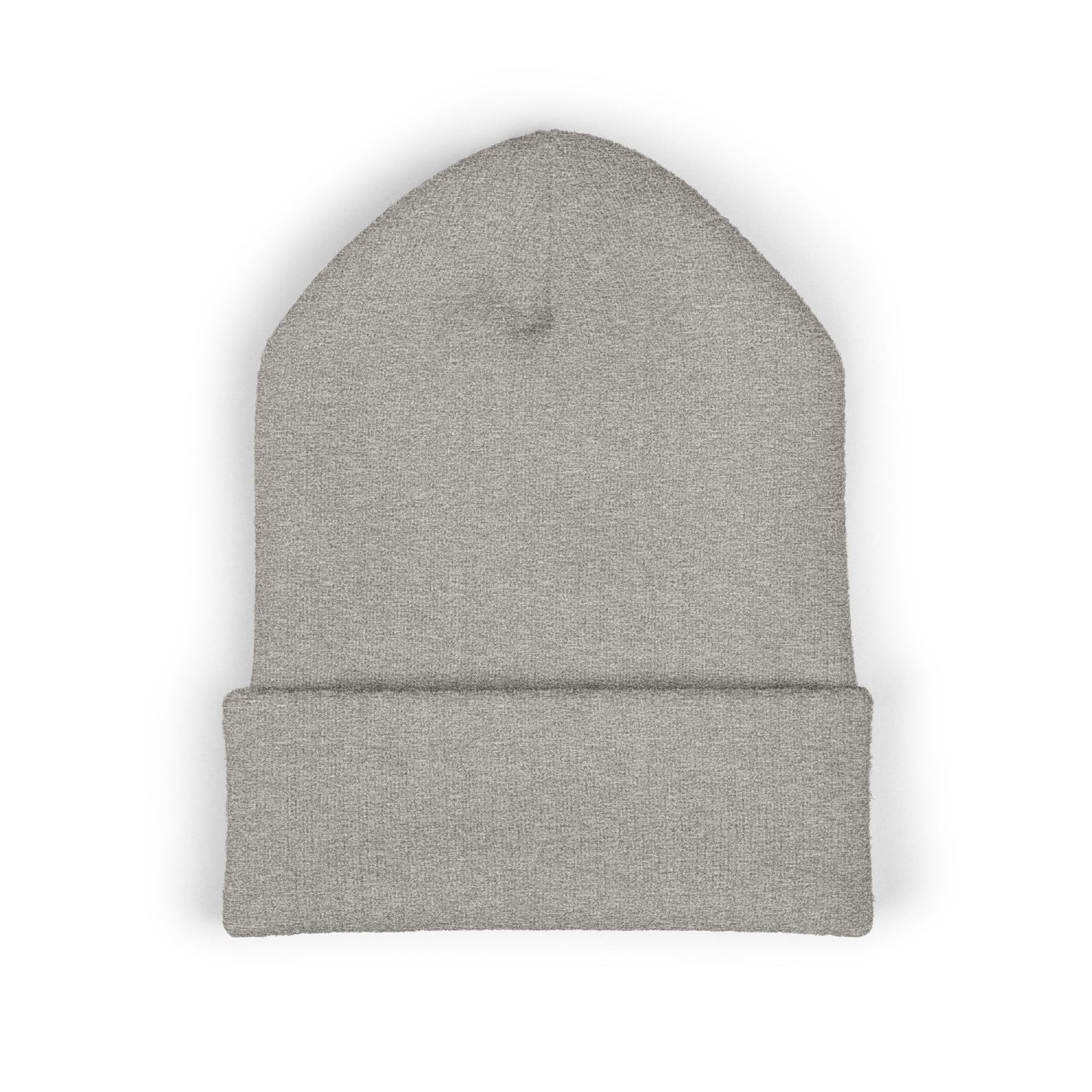 Embroidered Classic Cuffed Beanie — Minimal Winter Hat