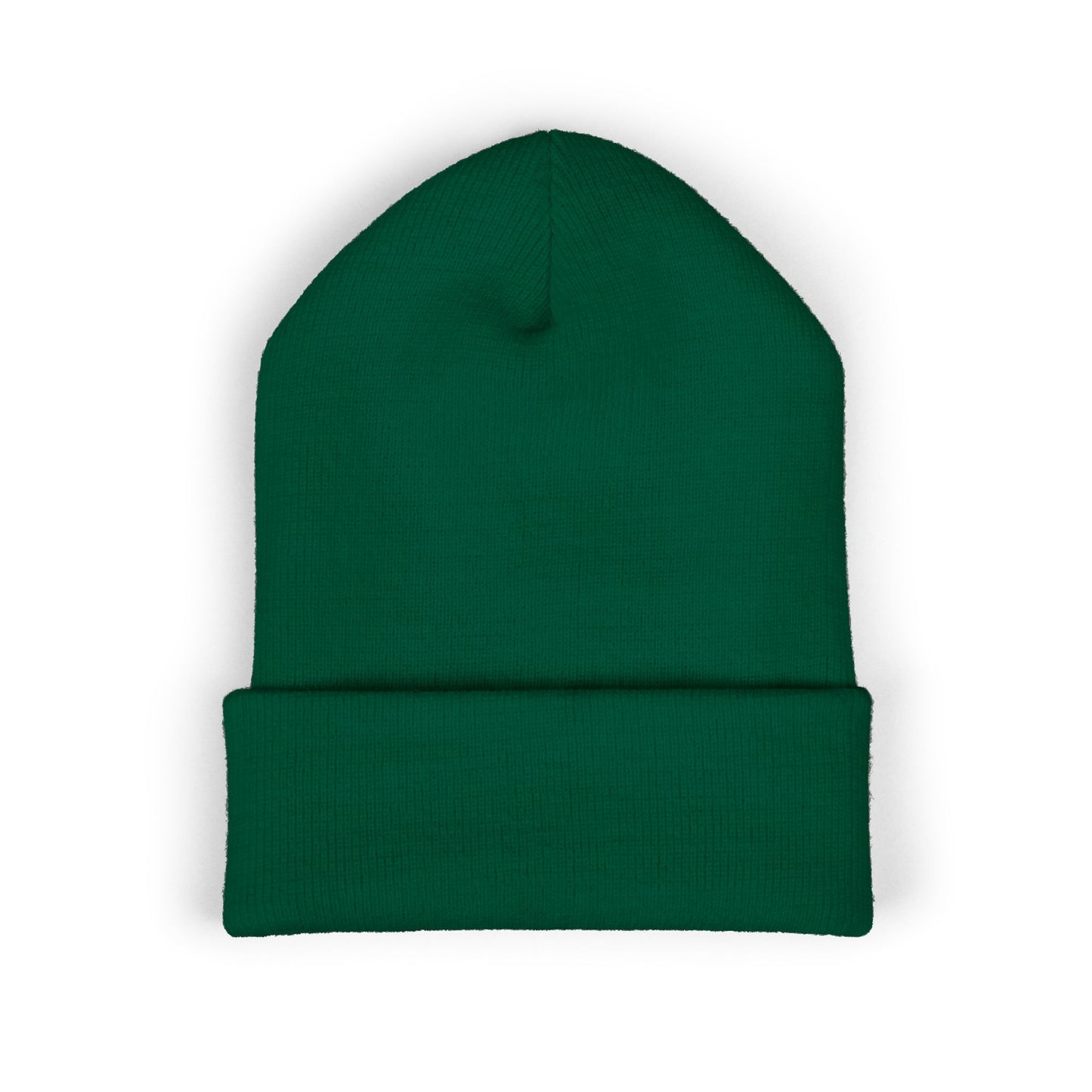 Embroidered Classic Cuffed Beanie — Minimal Winter Hat