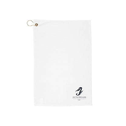 Golf Towel - Premium White Microfiber with Clip for Clubs & Golf Bag