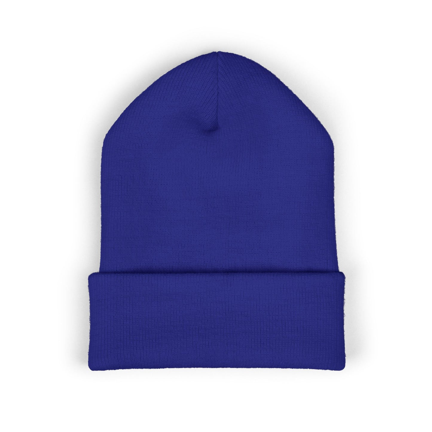 Embroidered Classic Cuffed Beanie — Minimal Winter Hat