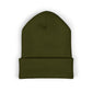 Embroidered Classic Cuffed Beanie — Minimal Winter Hat