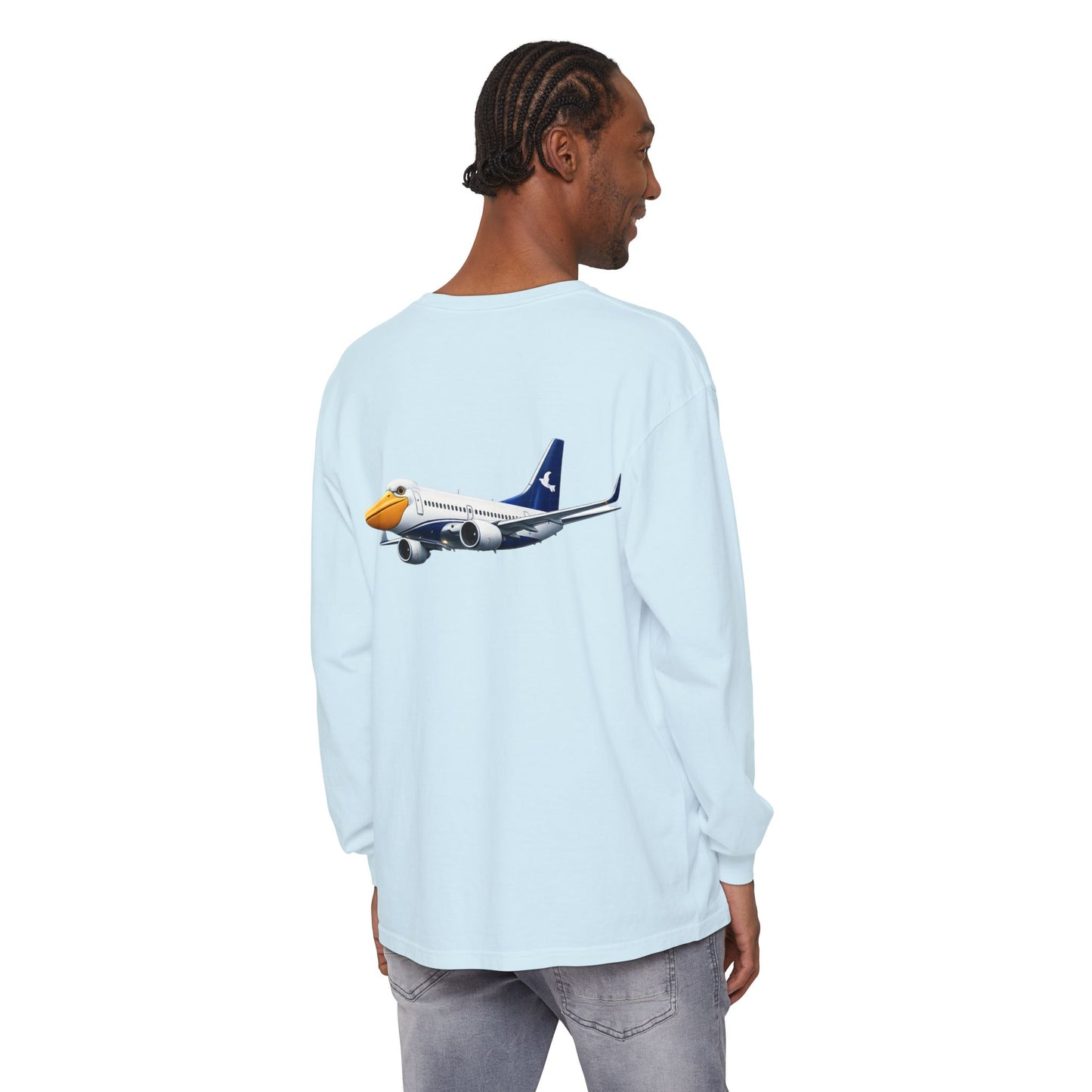 Jetstream Airplane Graphic Long Sleeve Tee