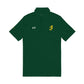 Embroidered Black Polo Shirt — Gold Logo (Men’s Under Armour)