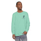 Jetstream Plane Long Sleeve Tee — Front Logo & Front-Facing Jet Graphic
